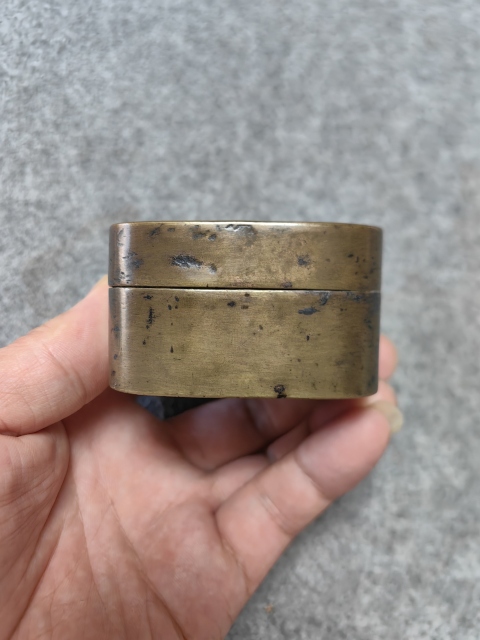 古玩銅器清代-墨盒拍賣,當前價格1800元
