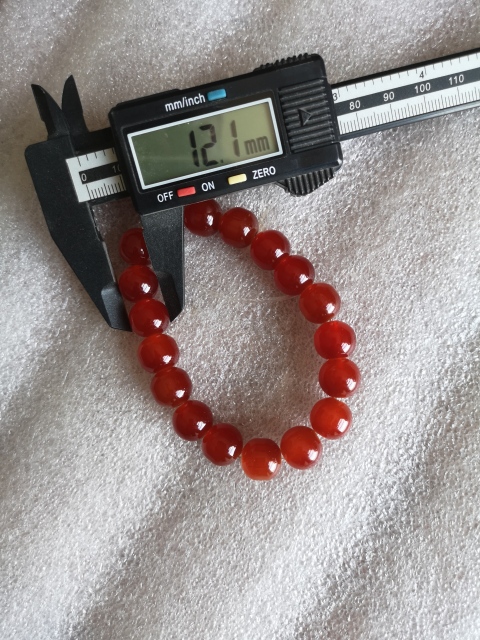 古玩玉器紅瑪瑙珠串拍賣,當(dāng)前價(jià)格260元