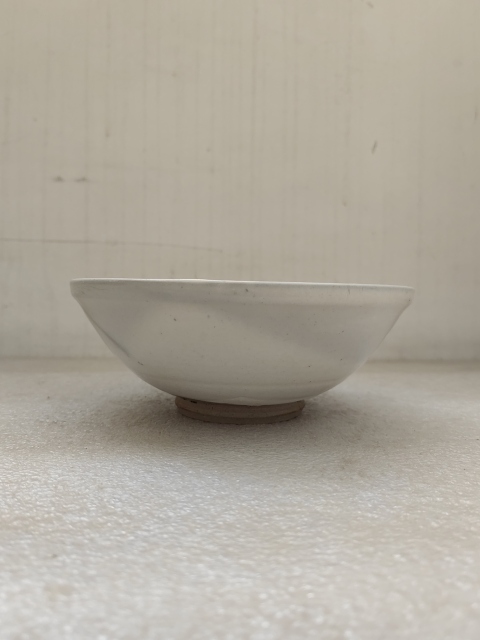 古玩陶瓷磁州窯白地黑花梅花碗拍賣,當前價格450元