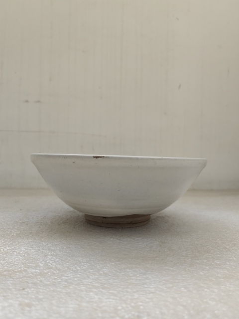 古玩陶瓷磁州窯白地黑花梅花碗拍賣,當前價格450元