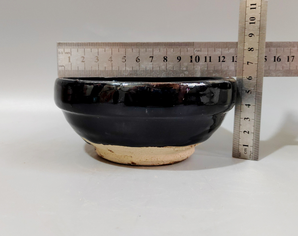 古玩陶瓷元明直沿窯變釉茶盞拍賣，當前價格1000元