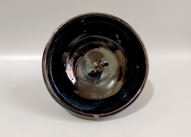 古玩陶瓷元明直沿窯變釉茶盞拍賣，當前價格1000元
