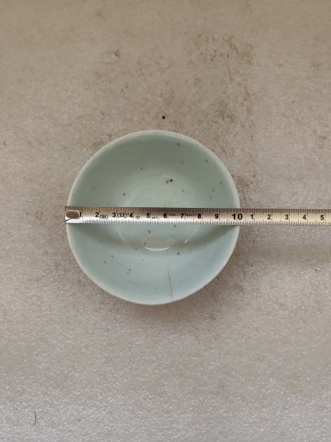 古玩陶瓷粉彩富貴長命茶碗拍賣,當前價格260元