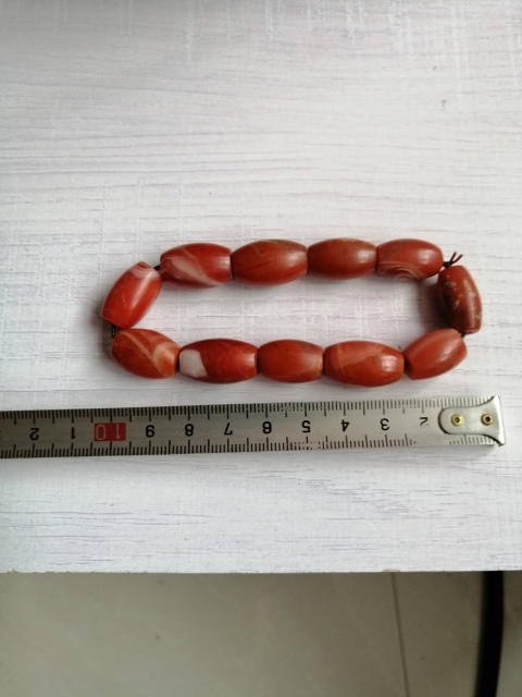 古玩玉器南紅手鏈拍賣，當前價格499元