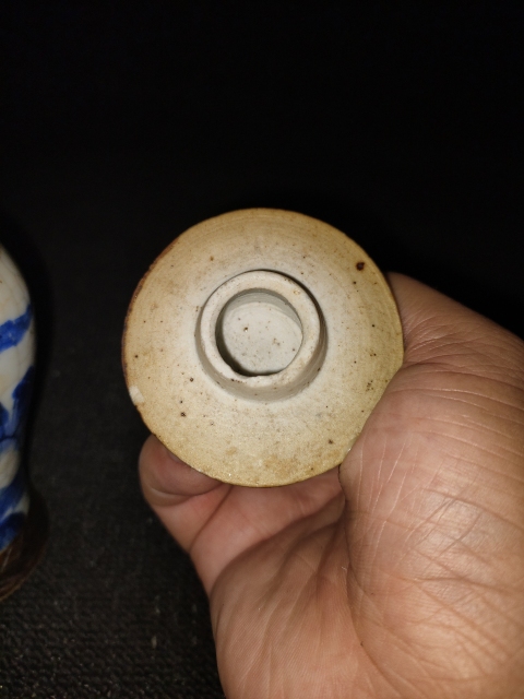 古玩陶瓷【精品】清晚期 哥釉鐵銹花青花山水紋蓋瓶【精品民窯】【傳世佳品】拍賣,當前價格0元