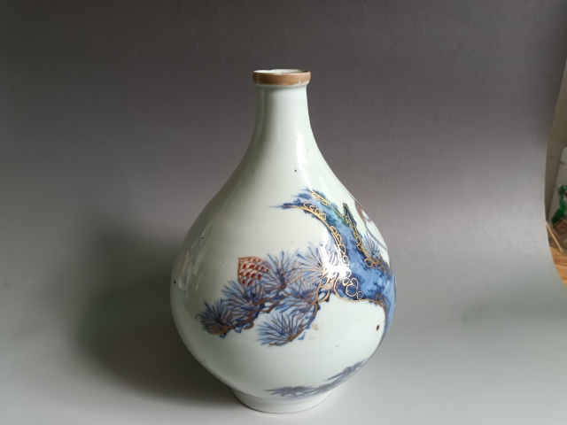古玩陶瓷昭和時代玉壺春瓶拍賣，當前價格800元