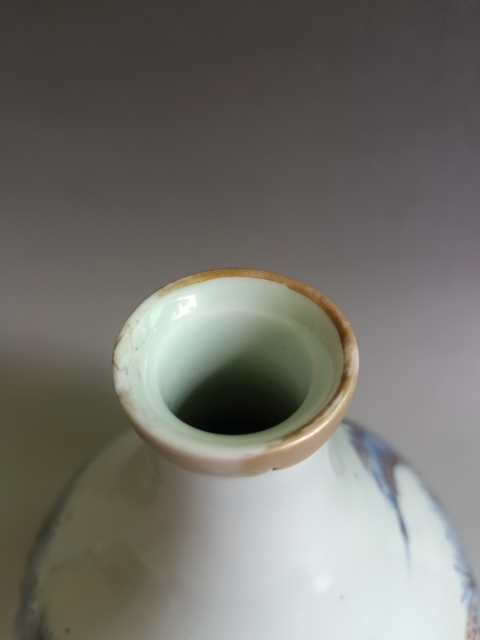 古玩陶瓷昭和時代玉壺春瓶拍賣，當前價格800元