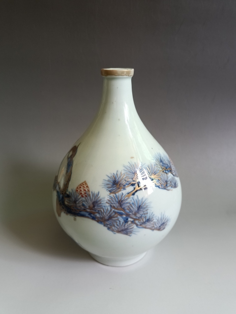 古玩陶瓷昭和時代玉壺春瓶拍賣，當前價格800元