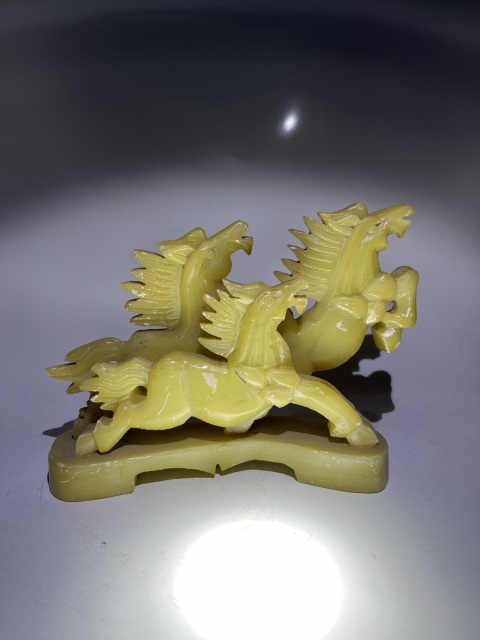 古玩雜項奔馬擺件拍賣，當前價格388元