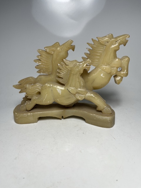 古玩雜項奔馬擺件拍賣，當前價格388元