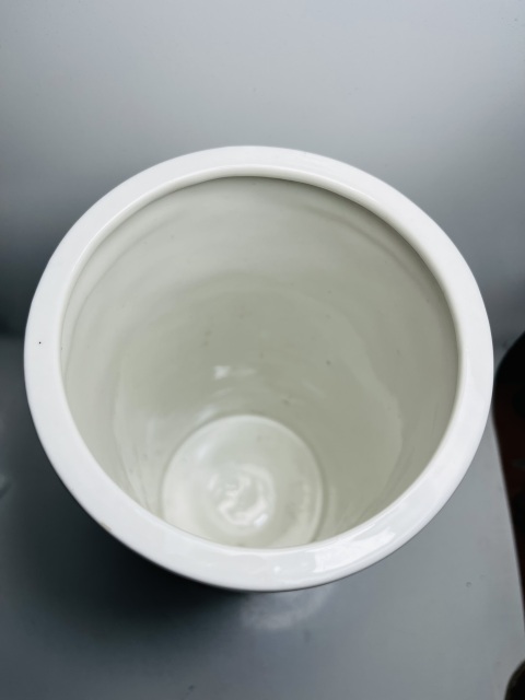 古玩陶瓷粉彩牡丹盛開花紋帽筒拍賣，當前價格999元
