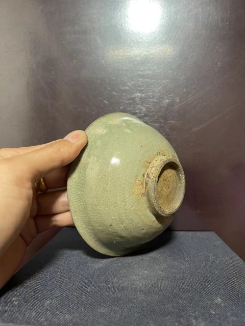 古玩陶瓷元龍泉青瓷撇口碗拍賣，當前價格3880元