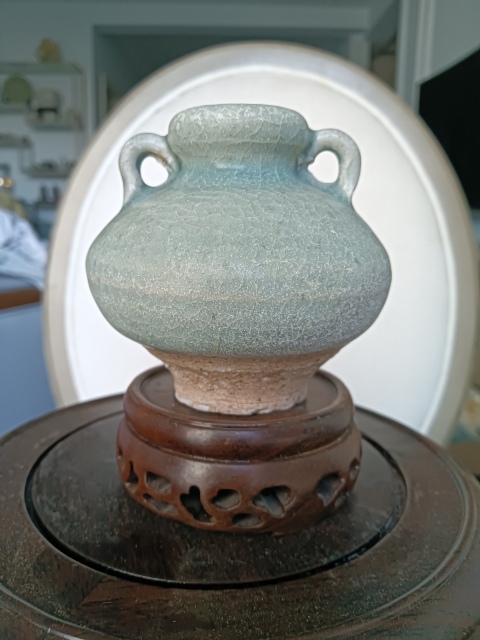 龍泉青瓷雙系水盂拍賣，當前價格1200元