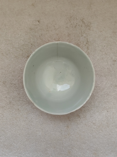 古玩陶瓷青花淡描花卉紋喜字杯拍賣,當前價格298元