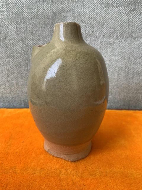 古玩陶瓷唐代?長(zhǎng)沙窯青釉凈瓶標(biāo)本拍賣,當(dāng)前價(jià)格2600元