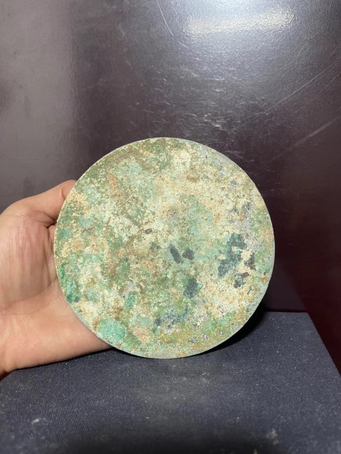 古玩銅器元代花卉鏡拍賣，當前價格1500元