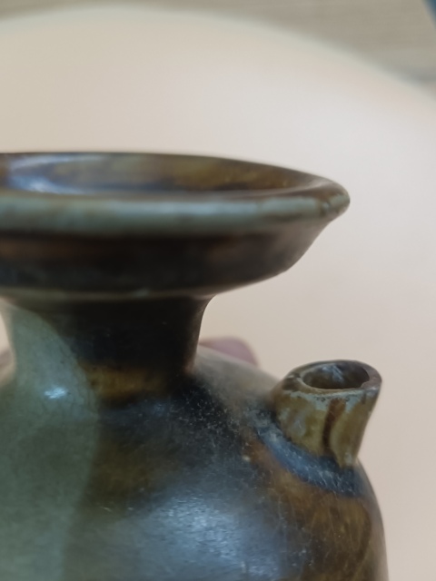 古玩陶瓷唐.長沙窯執(zhí)壺?域鑒保真鑒定拍賣,當(dāng)前價(jià)格18000元