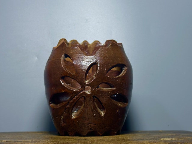 古玩陶瓷茶葉末釉筷子簍拍賣(mài),當(dāng)前價(jià)格238元