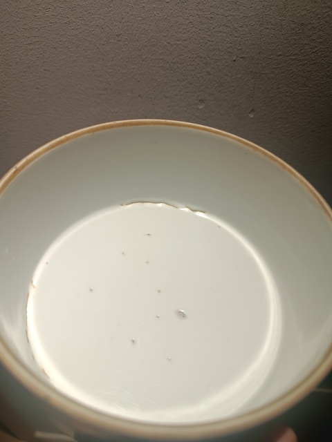 古玩陶瓷民國細路粉彩節盒底拍賣,當前價格1180元