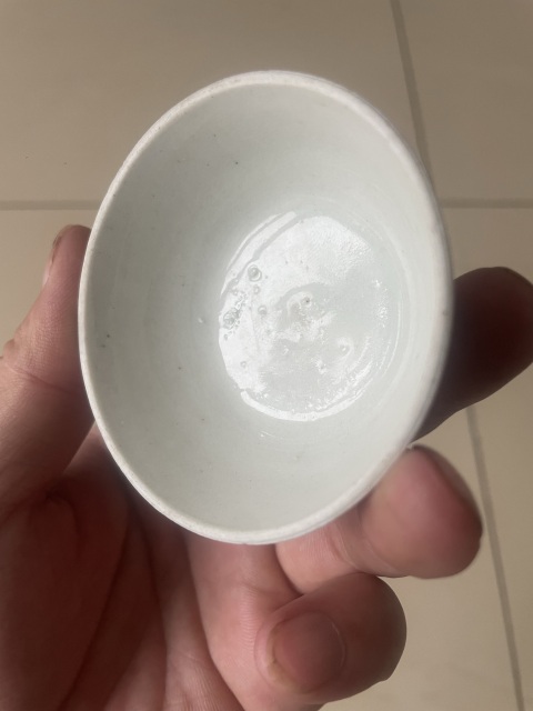 古玩陶瓷白釉杯拍賣,當前價格680元