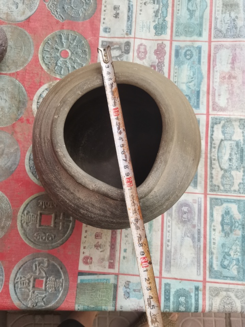 古玩陶瓷灰陶罐拍賣，當前價格666元