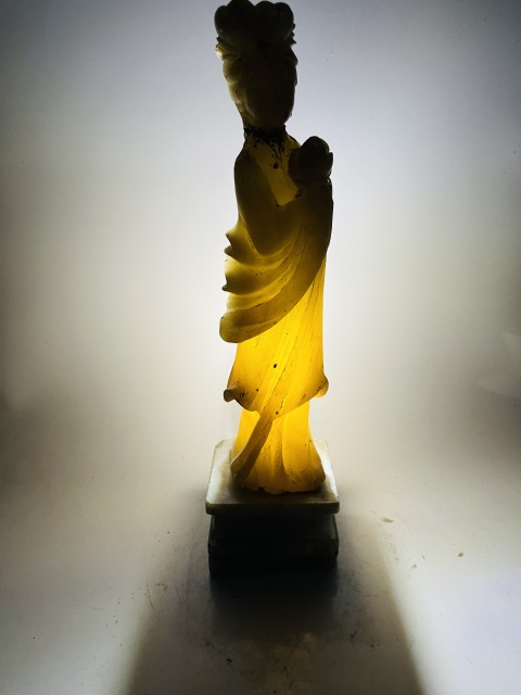古玩雜項壽山石侍女擺件拍賣,當前價格1288元