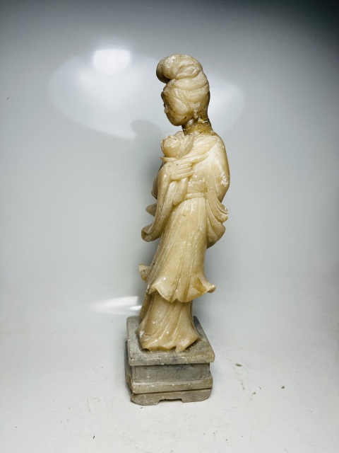 古玩雜項壽山石侍女擺件拍賣,當前價格1288元