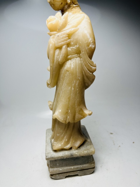 古玩雜項壽山石侍女擺件拍賣,當前價格1288元
