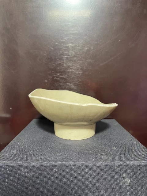 古玩陶瓷宋.影青釉刻鹿紋杯托拍賣,當前價格1350元