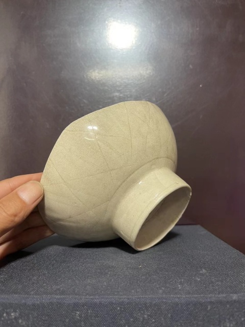 古玩陶瓷宋.影青釉刻鹿紋杯托拍賣,當前價格1350元
