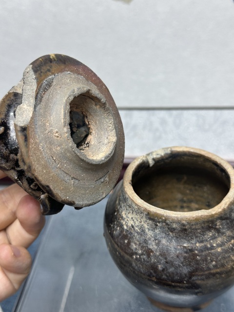 古玩陶瓷宋代精品褐釉蒼谷 博物館級別拍賣，當前價格239元