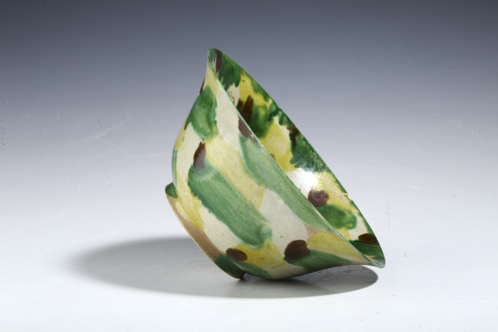 古玩陶瓷清康熙·虎皮三彩撇口碗拍賣，當前價格4598元