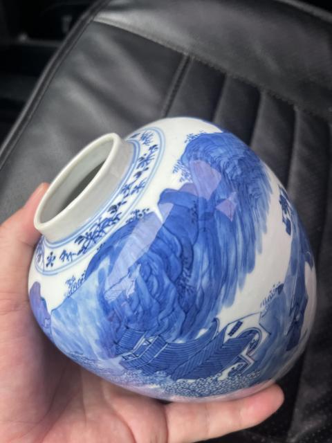 古玩陶瓷青花罐拍賣，當前價格3500元