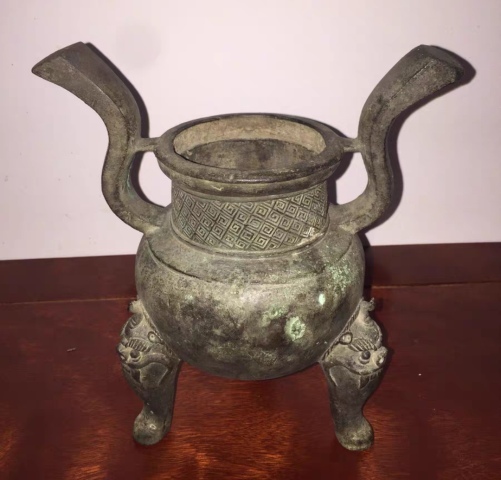 古玩銅器香爐拍賣,當(dāng)前價(jià)格158000元
