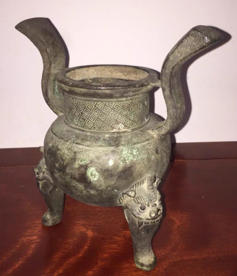 古玩銅器香爐拍賣,當(dāng)前價(jià)格158000元