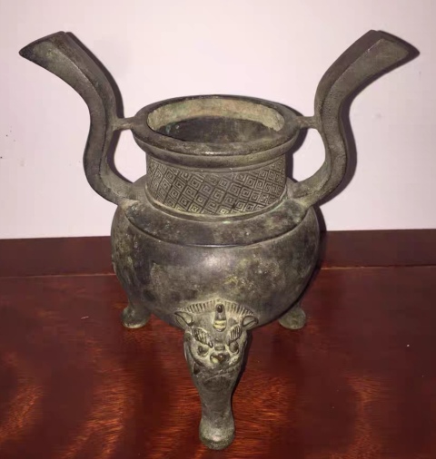 古玩銅器香爐拍賣,當(dāng)前價(jià)格158000元