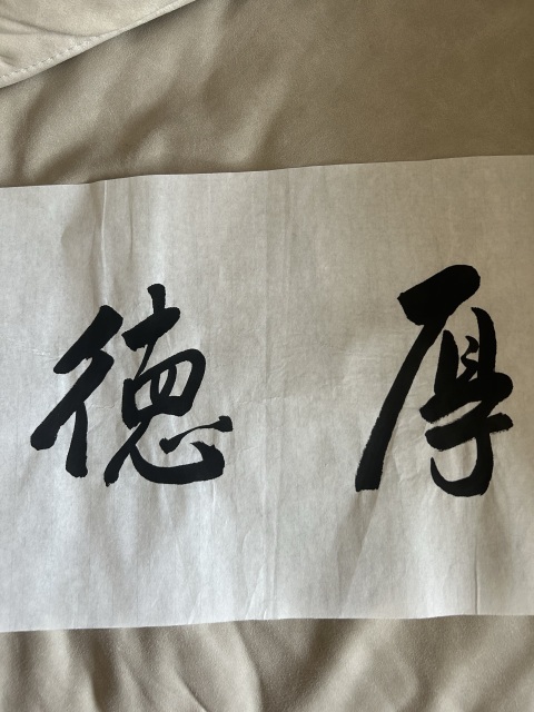 古玩字畫李琳《厚德載物》拍賣,當前價格550元