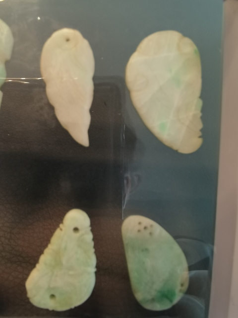 古玩玉器天然翡翠花片拍賣,當前價格750元