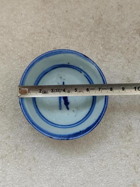 古玩陶瓷清中期青花花卉紋杯拍賣,當前價格398元