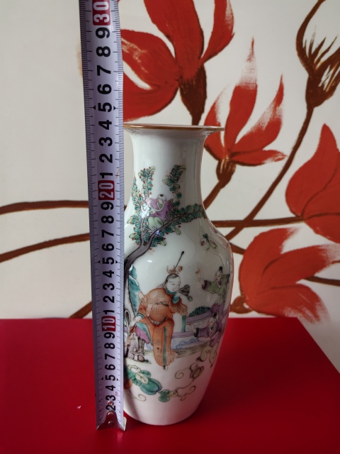 古玩陶瓷嬰戲紋粉彩瓶拍賣,當前價格4880元