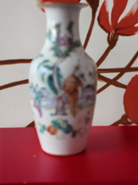 古玩陶瓷嬰戲紋粉彩瓶拍賣,當前價格4880元