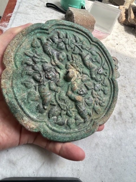 古玩銅器銅鏡拍賣，當(dāng)前價(jià)格20000元