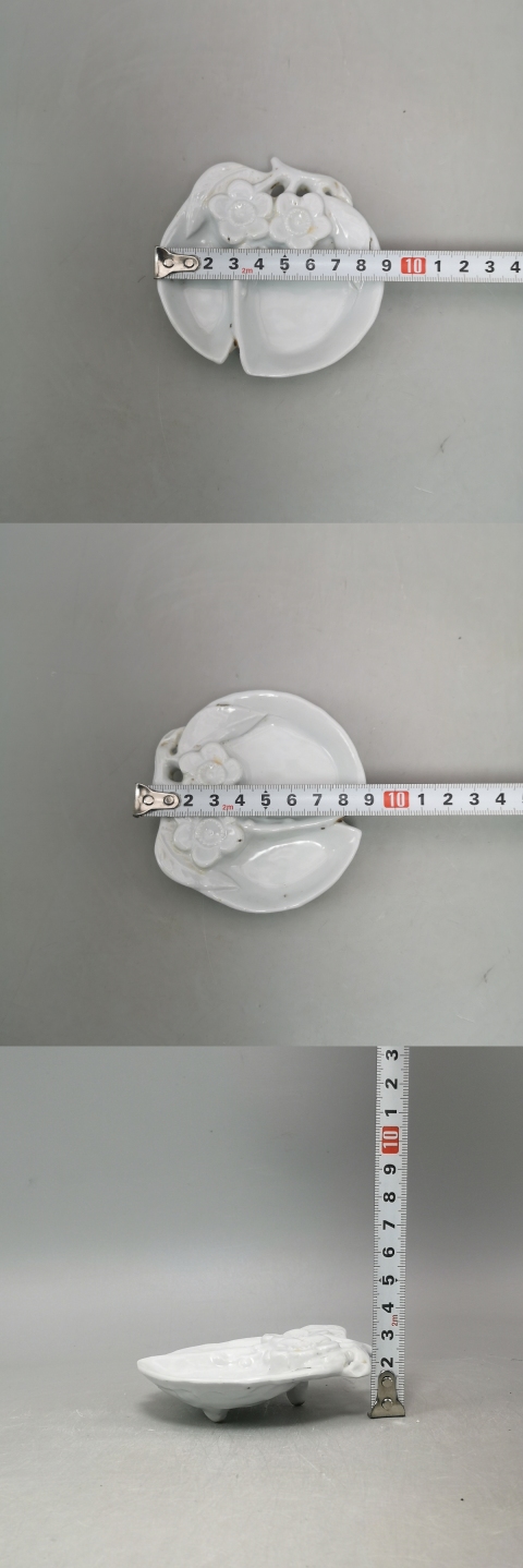 古玩陶瓷民國德化窯白釉筆舔拍賣,當前價格126元