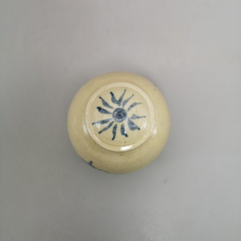 古玩陶瓷明晚期花卉紋青花蓋罐拍賣(mài),當(dāng)前價(jià)格850元