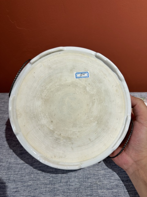 古玩陶瓷清代光緒粉彩富貴白頭一品鍋拍賣，當前價格15800元