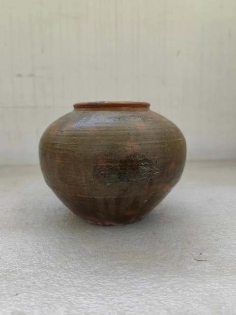 古玩陶瓷漢綠釉罐拍賣,當前價格850元