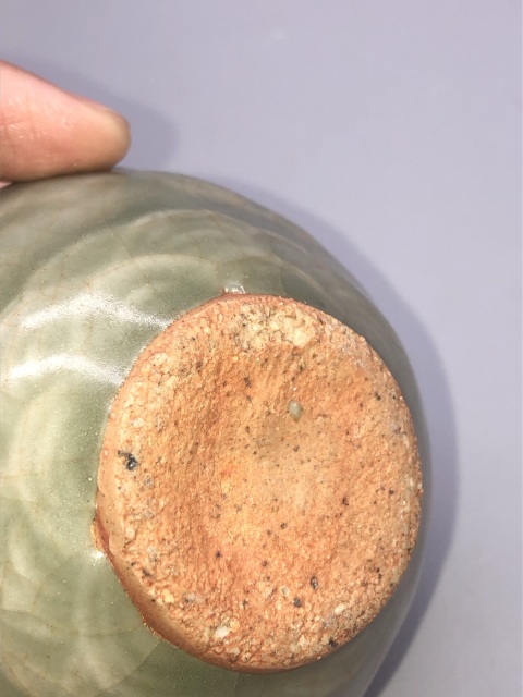 古玩陶瓷龍泉窯青釉模印云龍紋小罐拍賣，當前價格12000元