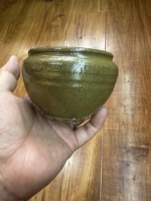 古玩陶瓷元代河北窯茶葉末罐拍賣,當前價格1800元