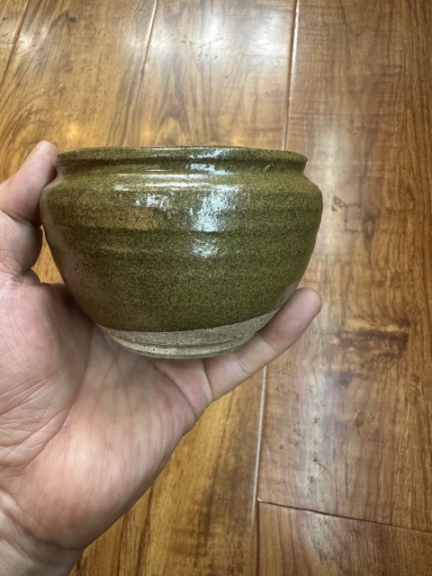 古玩陶瓷元代河北窯茶葉末罐拍賣,當前價格1800元