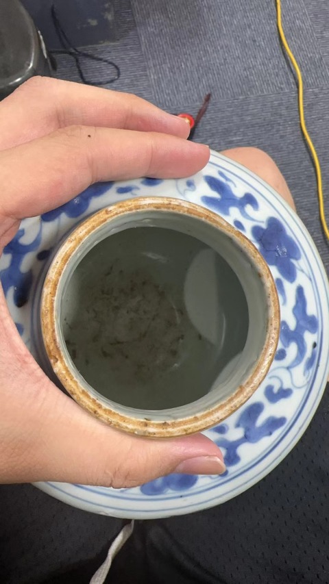 古玩陶瓷青花纏枝花卉紋罐拍賣,當前價格1580元